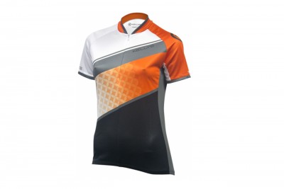 Koszulka KELLYS Jody krótki rękaw Orange Grey