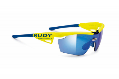 RP okulary Genetyk Race Pro żółto-niebieskie Fl MLS  RP okulary Genetyk Race Pro żółto-niebieskie Fl MLS