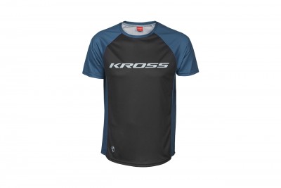 KROSS Koszulka HYDE SHORT SLEEVE Blue KROSS Koszulka HYDE SHORT SLEEVE Blue