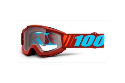 Gogle 100% Accuri Dauphine (Szyba Przezroczysta Anti-Fog, LT 88%-92%) 