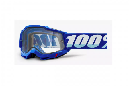 Gogle 100% Accuri 2 Enduro Moto Blue (szyba przezroczysta podwójna)