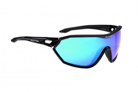 ALPINA okulary S-WAY CM kolor black matt szkło blue mirror S3