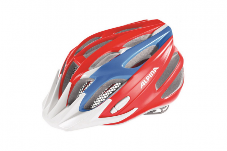 ALPINA kask FB junior 2.0 Red Blue White