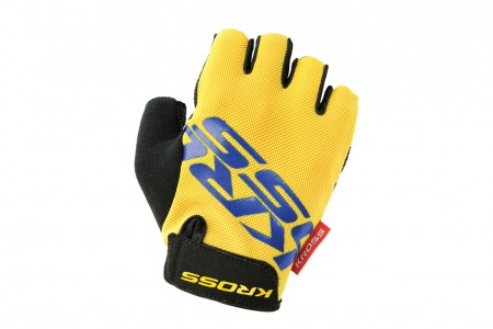 KROSS Flow SF rękawiczki Yellow Blue