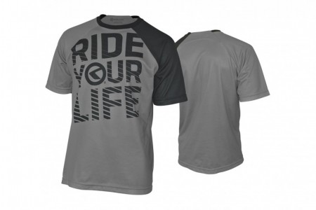 Koszulka KELLYS Ride Your Life krótki rękaw Grey