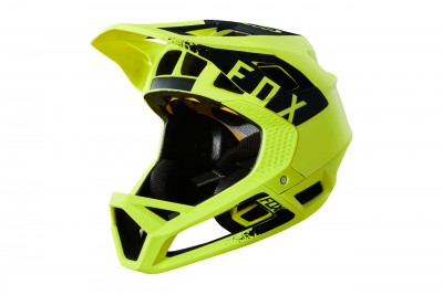 FOX Proframe Mink kask Yellow Black 2018