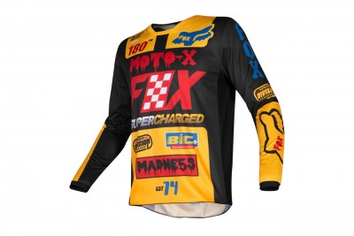 FOX 180 Czar Junior jersey Black Yellow 2019