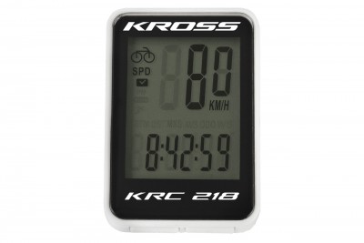 KROSS licznik rowerowy KRC 218 White Black