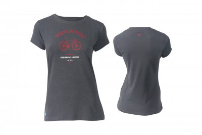 Koszulka KELLYS Women's Bike Mission krótki rękaw Grey
