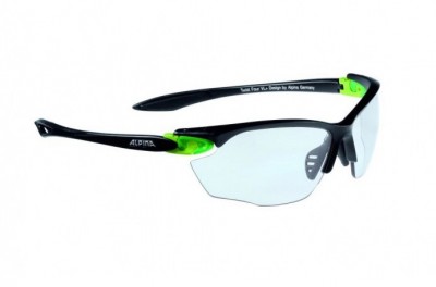ALPINA okulary Twist Four  VL+ kolor black-matt-green szkło BLK S1-3 Fogstop
