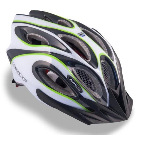 Kask AUTHOR SKIFF biało-czarno-zielony 58-62 