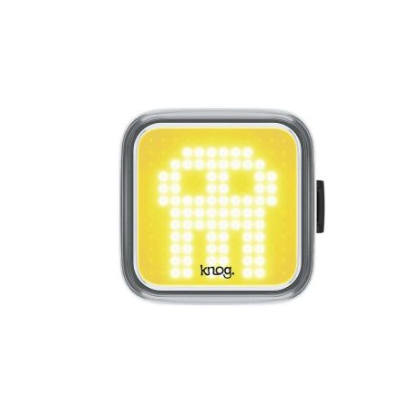 Lampa Knog Blinder Skull przód czarny