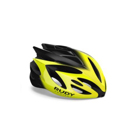 Kask RUDY PROJECT Rush Yellow Fluo - Black Shiny Daszek VISOR 