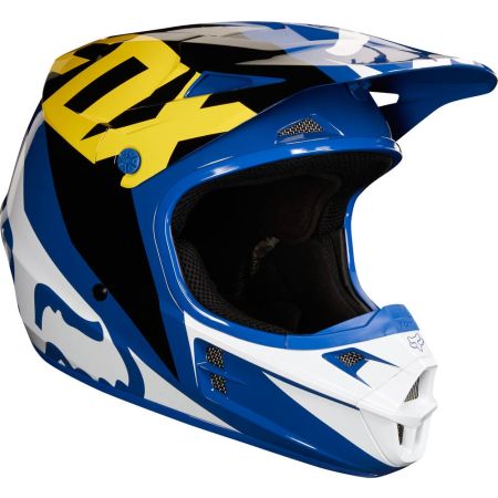 KASK FOX V1 RACE NIEBIESKI