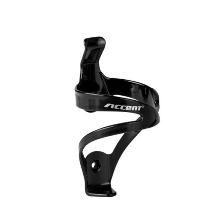 Accent Koszyk na bidon Twist czarny połysk, tworzywo 