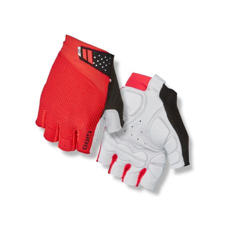 Rękawiczki męskie GIRO MONACO II GEL krótki palec bright red roz. S (obwód dłoni 178-203 mm / dł. dłoni 175-180 mm) (NEW) 