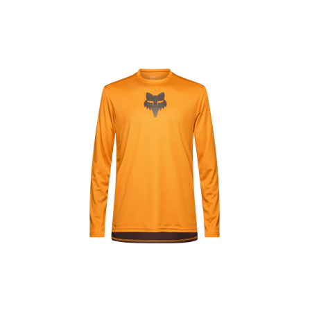 Koszulka Rowerowa z Długim Rękawem FOX Ranger Head Caramel