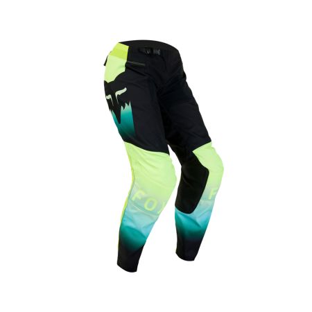 Fox Spodnie Motocyklowe Damskie  180 Flora Black Yellow 4