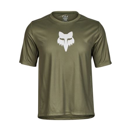 Fox Koszulka Rowerowa Junior  Ranger Olive Green Ym