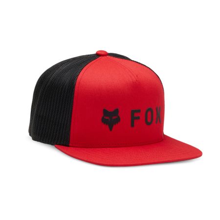 Czapka z daszkiem FOX Absolute Mesh Snapback Flame Red