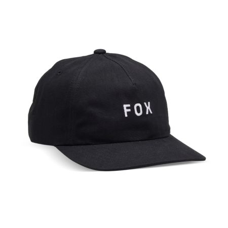 Fox Czapka Z Daszkiem Damska  W Wordmark Adjustable Black Os