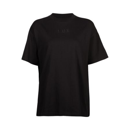 Fox T-shirt Damski  Wordmark Os Black M