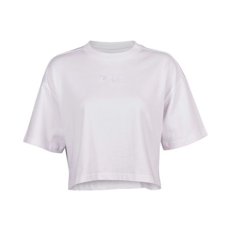 Fox T-shirt Damski  Wordmark Os Crop White Xs