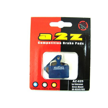 Klocki hamulcowe a2z Blue AZ-625 Shimano M575/M525/495/486/485/475/465/447/446  /445/416/416A/415/395/375/T675/615/  C501/C601/TX805/Tektro Auriga pro/comp/e-comp/Gemini/Orion/Draco/Aquila/Dorado/  HDC/TRP Quadiem/Quadiem SL/Parabox R/Hylex/HYRD/ Spyre/Sp