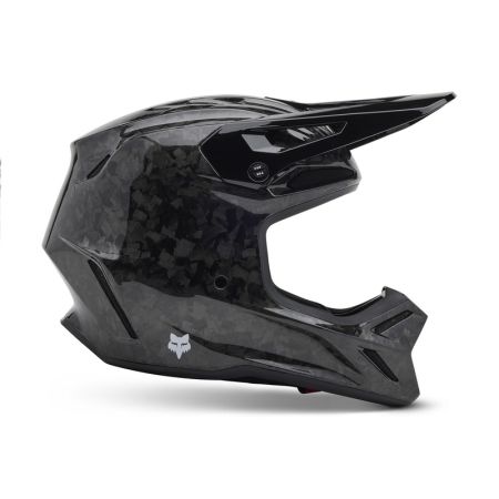 Fox Kask Motocyklowy  V3 Rs Carbon Solid Black S