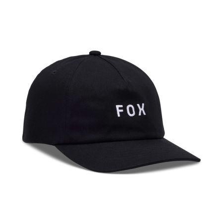Fox Czapka Z Daszkiem  Wordmark Adjustable Black White Os