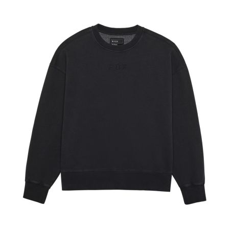 Fox Bluza  Wordmark Oversized Fleece Crew Black M