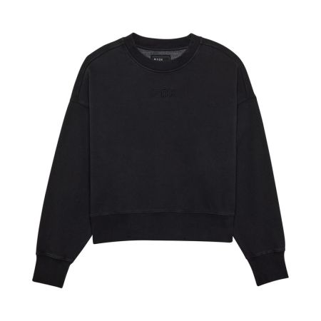 Fox Bluza Damska  Wordmark Oversized Fleece Crew Black Xs