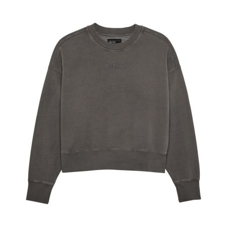 Fox Bluza Damska  Wordmark Oversized Fleece Crew Pewter Xs