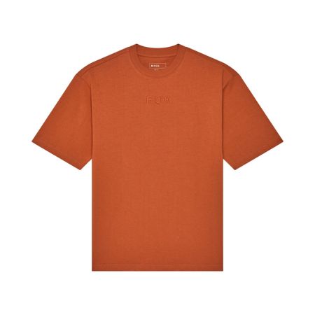 Fox T-shirt  Wordmark Oversized Chocolate L