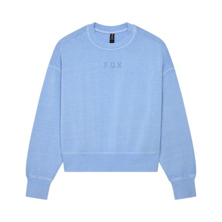 Fox Bluza Damska  Wordmark Oversized Fleece Crew Cashmere Blue Xs