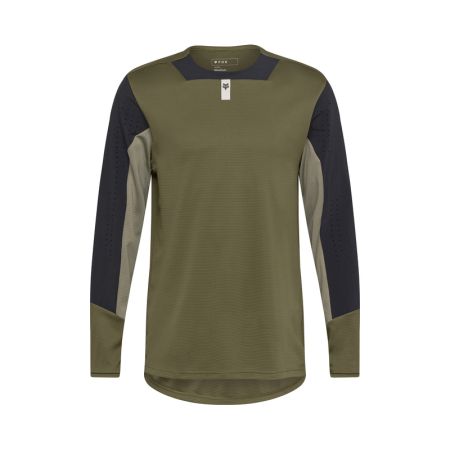 Fox Koszulka Rowerowa Z DŁugim RĘkawem  Defend Olive Green S