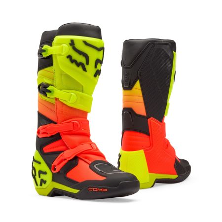 Fox Buty Motocyklowe  Comp Orange Yellow 9 (wkŁadka 260mm)