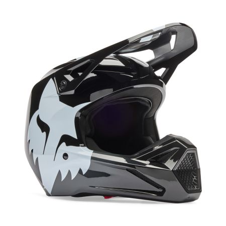 Fox Kask Motocyklowy Junior  V1 Shield Black Ym