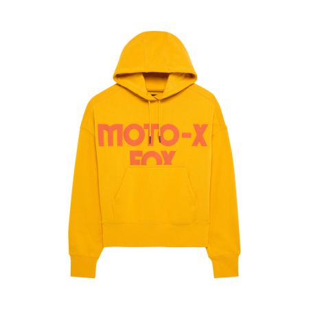 Fox Bluza Z Kapturem Damska  Moto-x Oversized Mustard Xs