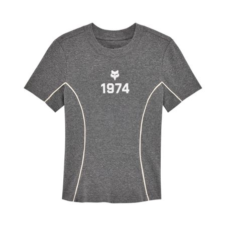 Fox T-shirt Damski  Moto-x Fitted Heather Graphite Xs