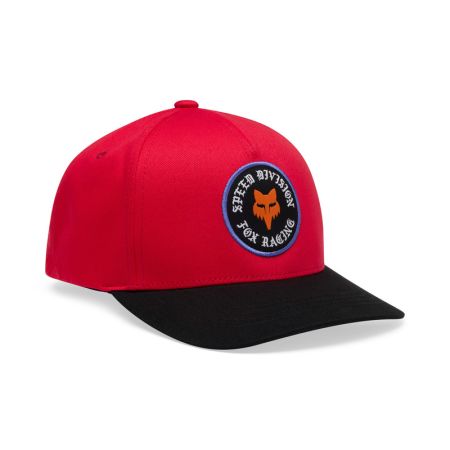 Czapka z daszkiem FOX Junior  Badge Snapback Red