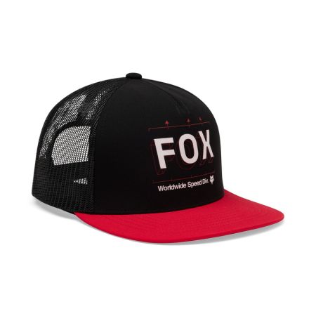 Fox Czapka Z Daszkiem  Image Print Trucker Black Os