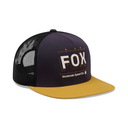 Fox Czapka Z Daszkiem  Image Print Trucker Plum Perfect Os