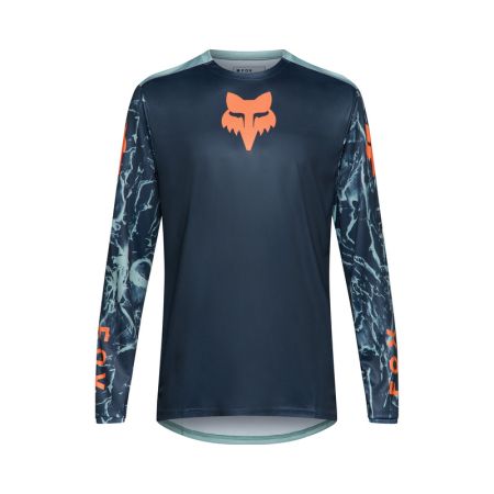 Fox Koszulka Rowerowa Z DŁugim RĘkawem Junior  Ranger Img Print Arctic Blue Yl