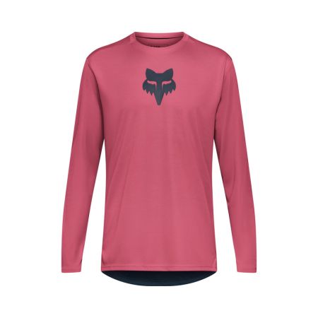 Fox Koszulka Rowerowa Z DŁugim RĘkawem  Ranger Head Berry L