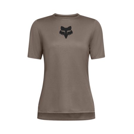 Fox Koszulka Rowerowa Damska  Ranger Wordmark Head Nutmeg M