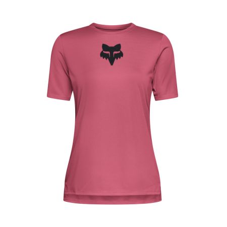 Fox Koszulka Rowerowa Damska  Ranger Wordmark Head Berry S