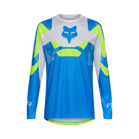 Fox Koszulka Rowerowa Z DŁugim RĘkawem  Ranger Tactile Blue Jewel S