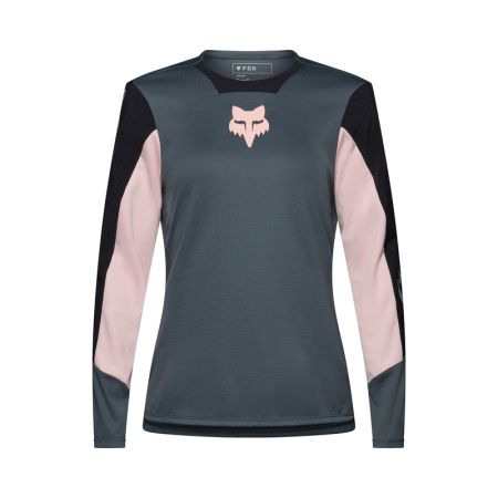 Fox Koszulka Rowerowa Z DŁugim RĘkawem Damska  Defend Creation Deep Cobalt M