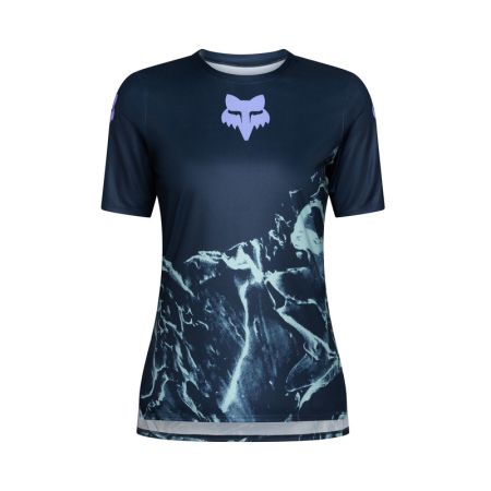 Fox Koszulka Rowerowa Damska  Ranger Img Print Arctic Blue Xs